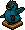 Aquamarine Baby Penguin